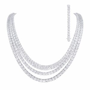 Moissanite Necklace – 18 Inch - 5 mm
