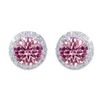 Heart Necklace – 1 Carat – Pink