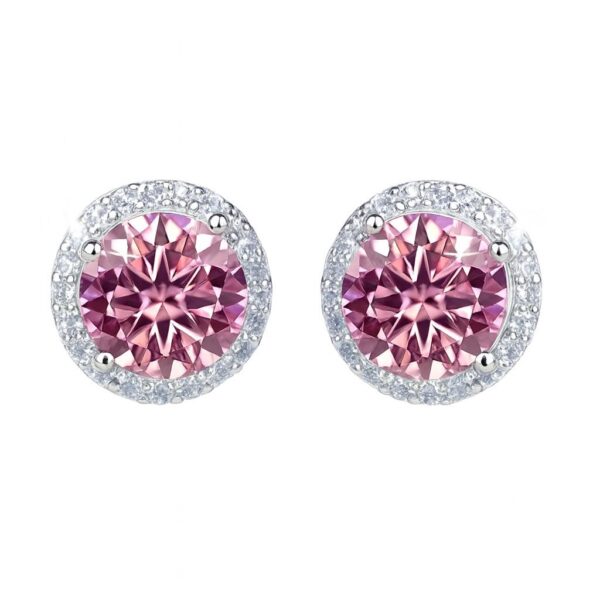 Heart Necklace – 1 Carat – Pink