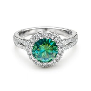 Ring M – 2 Carat – Emerald Green