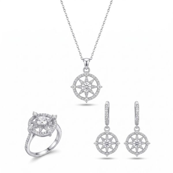 Cantilever Cluster Ring and Chain - Monaya Diamonds