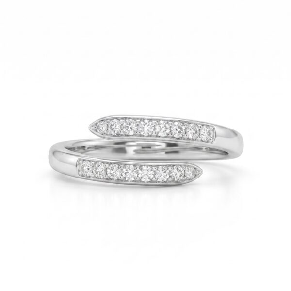 Chevron Nesting Band - Monaya Diamonds