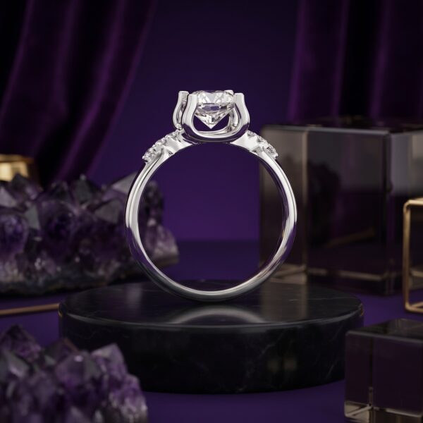 Cushion Knife-Edge Solitaire - Monaya Diamonds