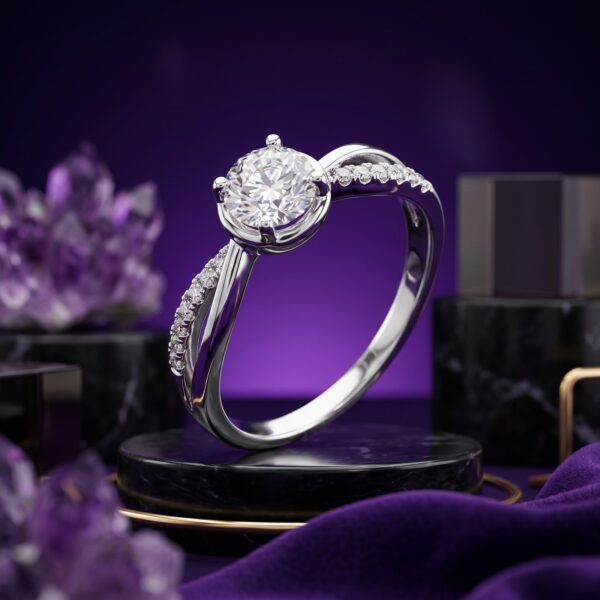 Delicate Claw Solitaire - Monaya Diamonds