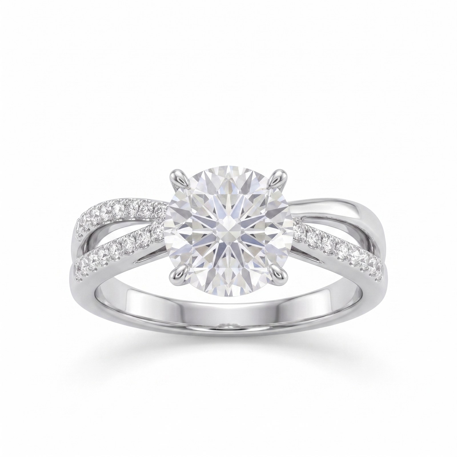 Delicate Claw Solitaire Delicate Claw Solitaire - Monaya Diamonds