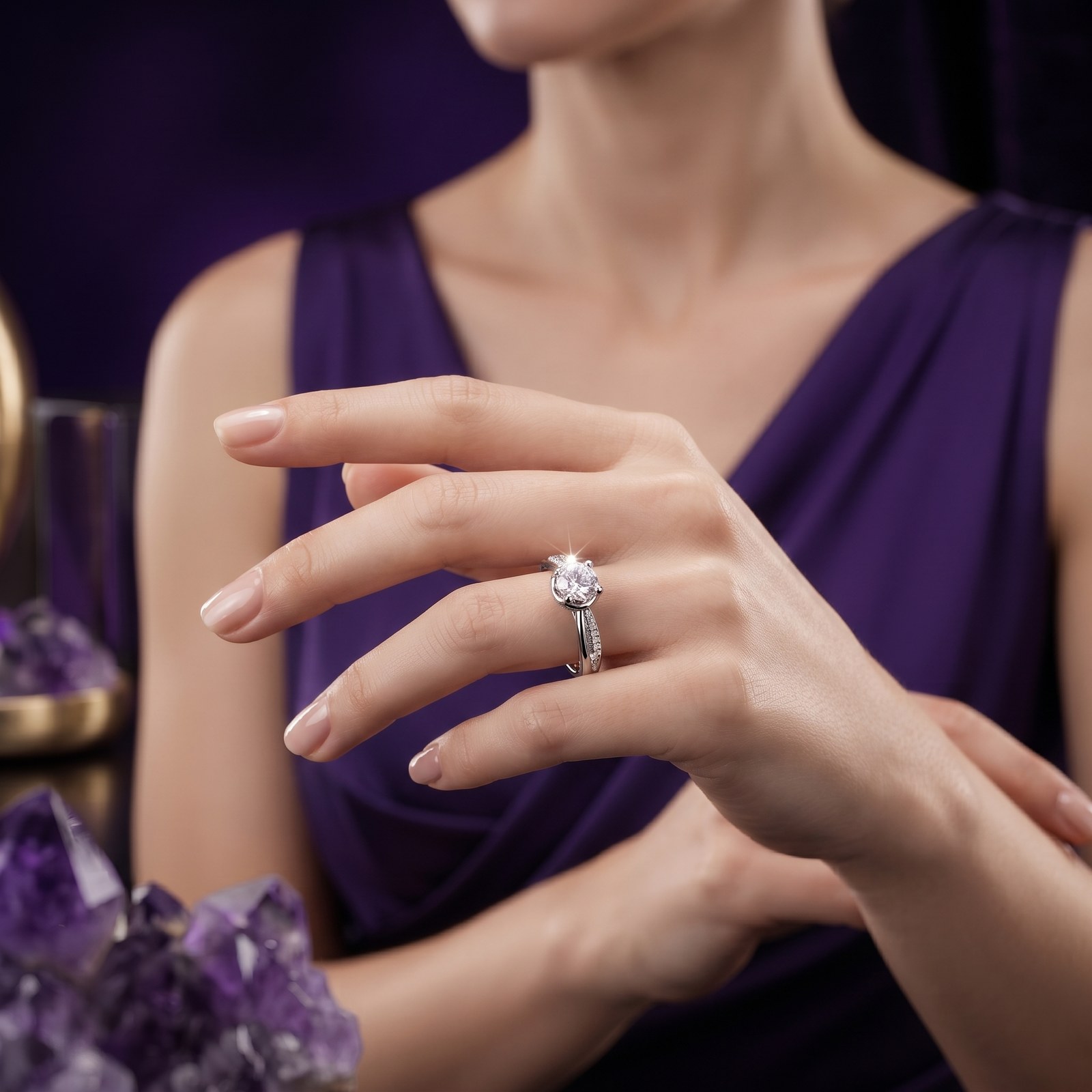 Delicate Claw Solitaire Delicate Claw Solitaire - Monaya Diamonds