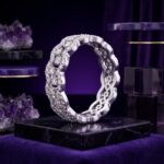 Domed Multi-Row Pavé Band - Monaya Diamonds