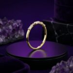 Fine Yellow Accent Band - Monaya Diamonds