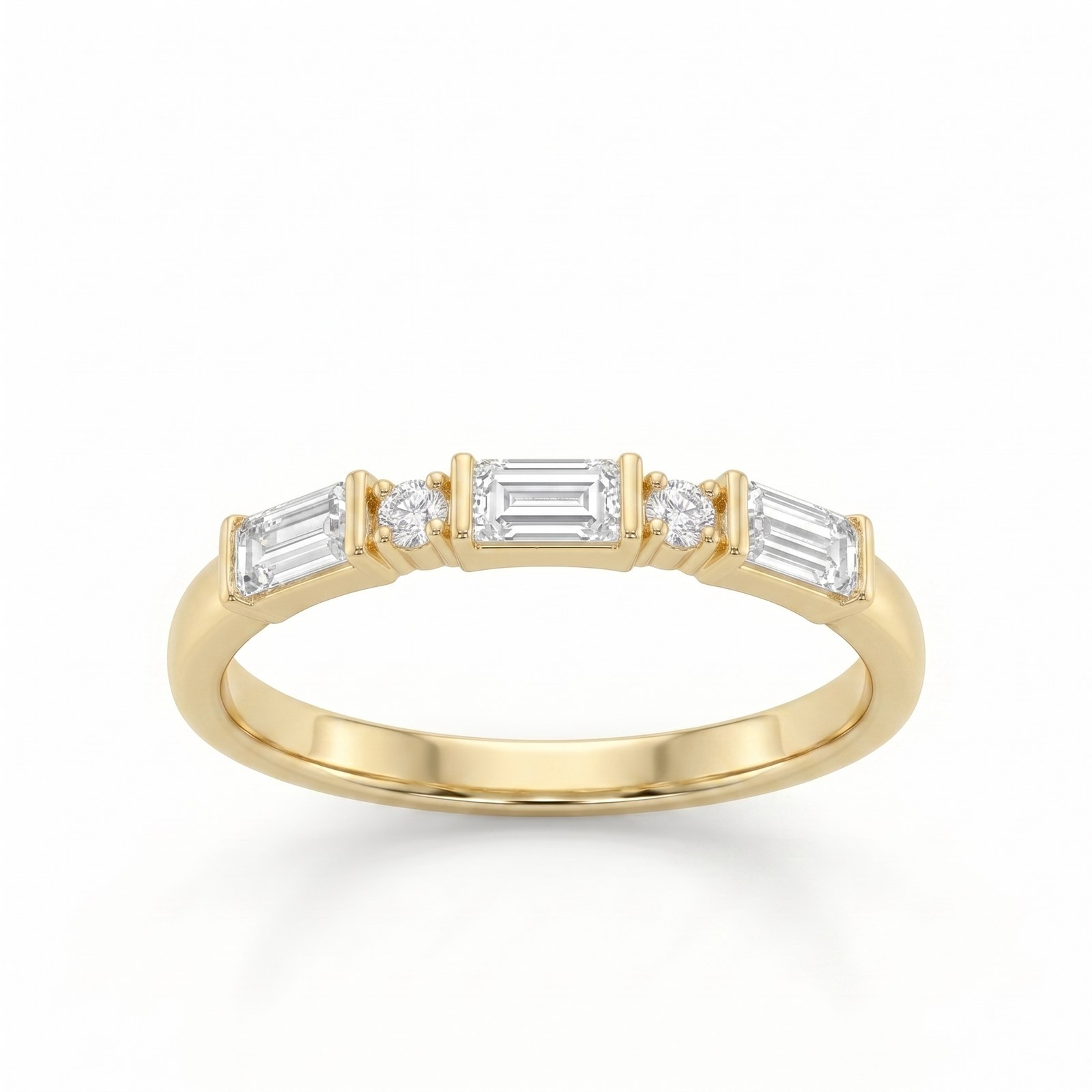Fine Yellow Accent Band Fine Yellow Accent Band - Monaya Diamonds