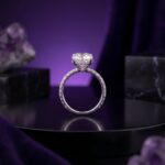 Hidden Halo Pavé Solitaire - Monaya Diamonds