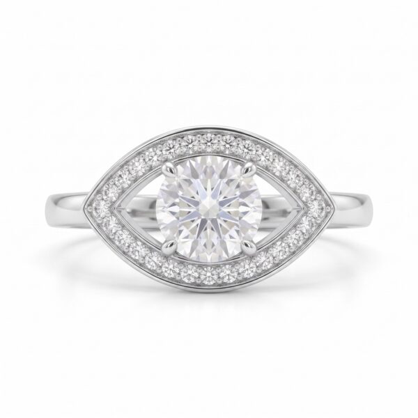 Low-Profile Oval Halo - Monaya Diamonds