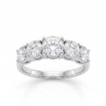 Low-Set Trilogy Band - Monaya Diamonds