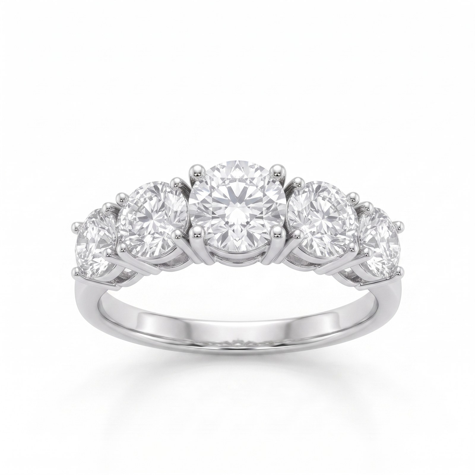 Low-Set Trilogy Band - Monaya Diamonds