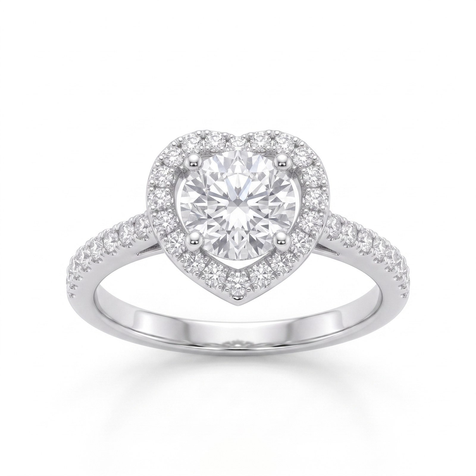 Scalloped Shoulder Halo Scalloped Shoulder Halo - Monaya Diamonds