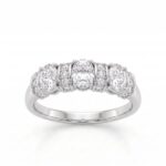 Square Collet Fine Band - Monaya Diamonds
