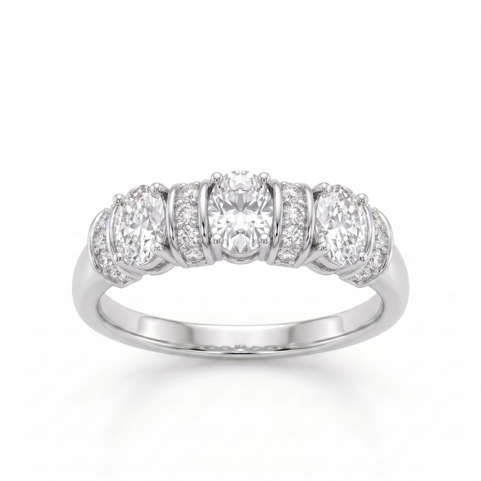 Square Collet Fine Band Square Collet Fine Band - Monaya Diamonds