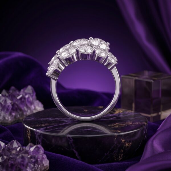 Two-Row Graduated Band - Monaya Diamonds
