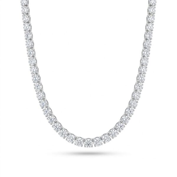 Moissanite Necklace – 18 Inch