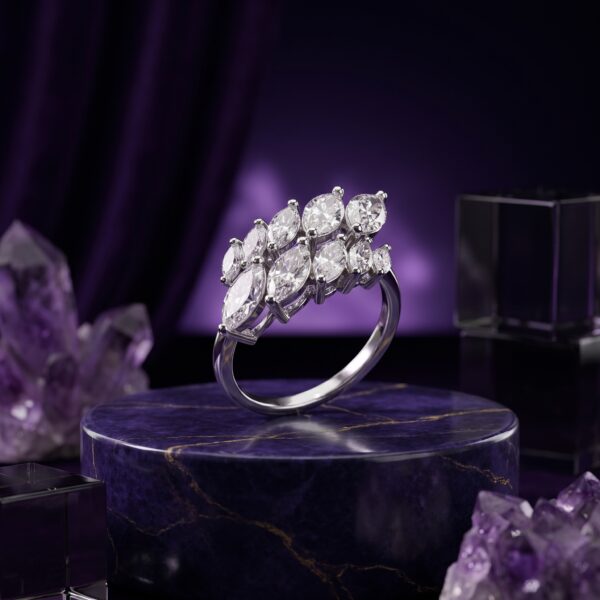 Marquise Cascade Ring